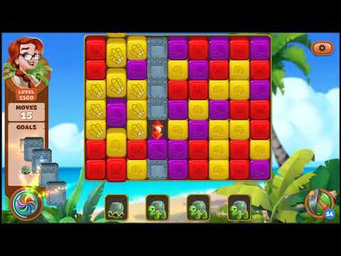 Lost Island Blast Adventure Level 1160 - NO BOOSTERS 🏝️ | SKILLGAMING ✔️