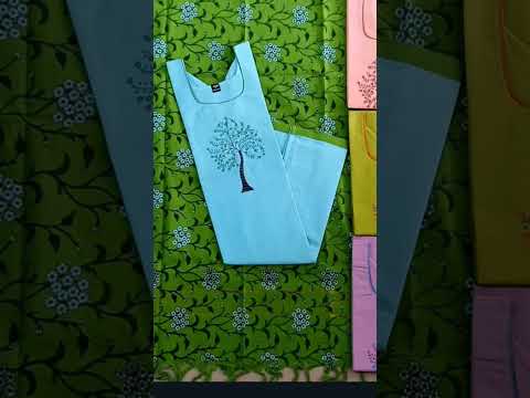 Pure handloom cotton dress 3 peases sets