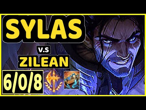 DYNQUEDO (SYLAS) vs ZILEAN - 6/0/8 KDA MID CHALLENGER GAMEPLAY - BR