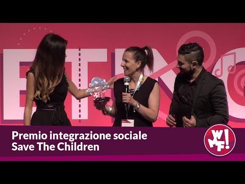 La consegna del'award per l'integrazione sociale