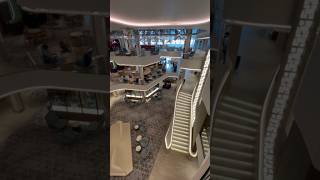 Before and after transformation. ✨ Norwegian Prima’s oh so glamorous Atrium.