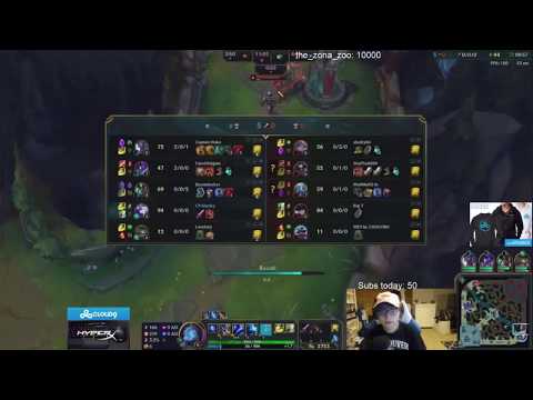 C9 Sneaky stream Ashe vs Caitlyn Patch 8.7
