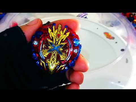 Beyblade Burst battle: Beast Behemoth H.H. vs Xeno Xcalibur M.I.
