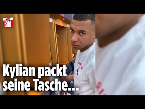 Mbappé protzt in der PSG Kabine mit seinen Auszeichnungen | Viral Daneben