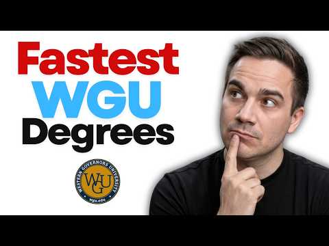 WGU's 10 Fastest Degrees (Graduate in 6 Months or Less!)
