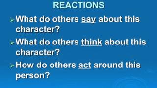 Characterization Notes