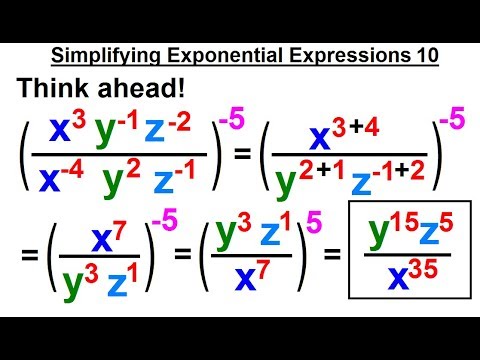 Algebra Ch 4 Exponents Scientific Notation 1 of 35 What is an Exponent