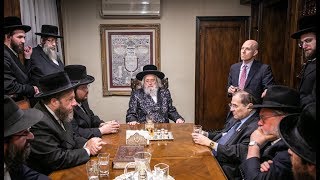 חבר הקונגרס ג'רי נדלר מבקר את הרבי ממונקאטשער שליט"א