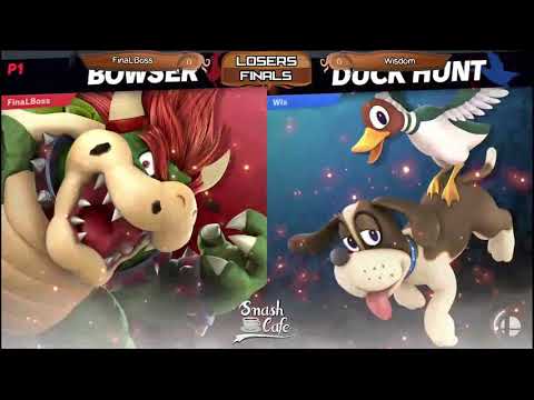 Smash Cafe 11/13/19 - FinalBoss(Bowser) vs Wisdom(Duck Hunt)