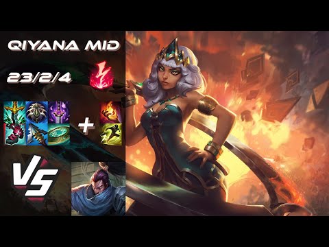 MID Qiyana vs Yasuo - NA Challenger Patch 25.20