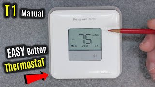 HONEYWELL Home T1 Guide | Basic Manual Digital Thermostat | So SIMPLE & EASY to use!