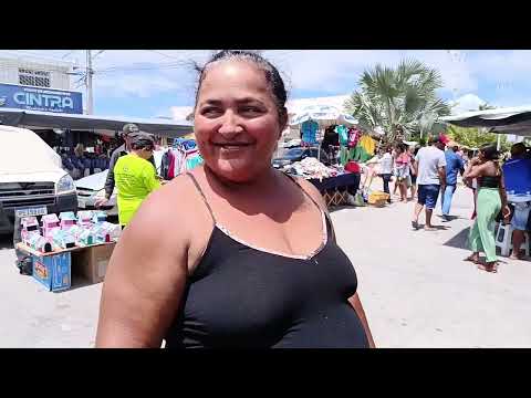  HOJE ELA  FOI PROCURA PROBLEMA NA FEIRA EM MANARI PE 