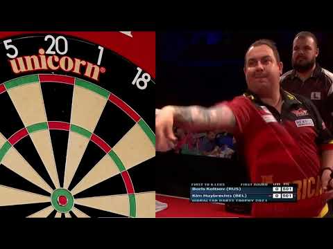 Boris Koltsov v Kim Huybrechts | 2021 Gibraltar Darts Trophy | Round 1