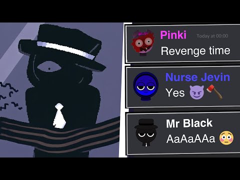 Sprunki Reacts to Heal Infected Sprunki (Part 3)... Mr Black's in Trouble O_O