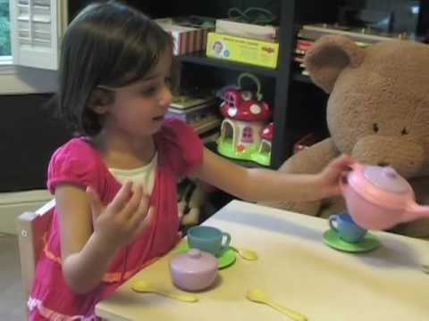 Green Toys: Tea Set (Pink)