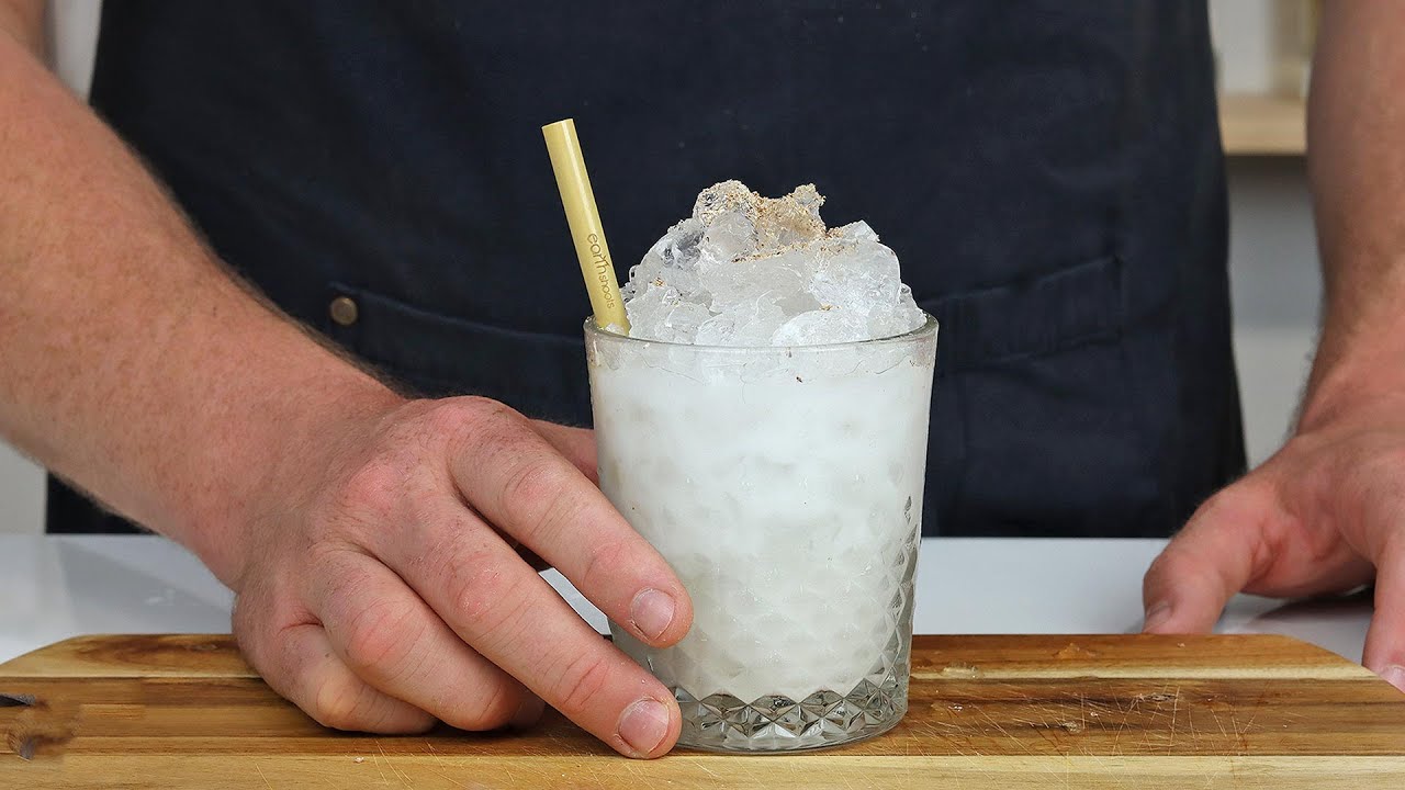 Batida de Coco (Coconut Batida) with DIY Cream of Coconut!