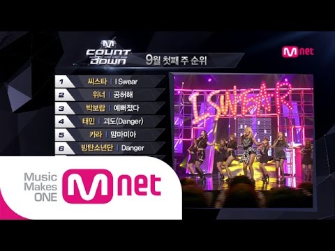 Mnet [엠카운트다운] Ep.392 : TOP10 of the week @M COUNTDOWN_140904