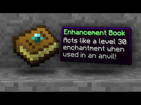 Minecraft UHC but books give OP level 30 enchants...
