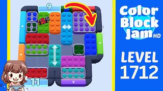 Solution du Niveau 1712 de Color Block Jam