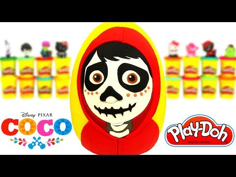 Huevo Sorpresa Gigante de Coco La Película en Español de Plastilina Play Doh