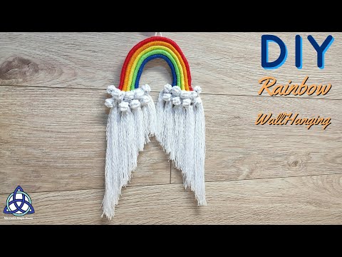 DIY Macrame Wall Hanging Tutorial Home Decor Idea