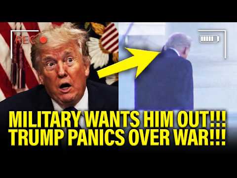 Trump PANICS as Military WANTS HIM SIDELINED in WAR!!!