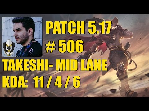 Keyd Stars Takeshi - Mid:  Yasuo  vs LeBlanc - BR Challenger 1179 PDL #506