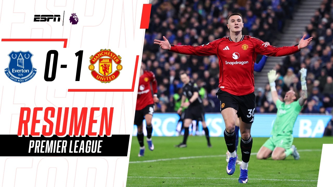 EL UNITED GANÓ EN LIVERPOOL Y SE PRENDE EN LA PELEA POR LA PREMIER | Everton 0-1 Man. Utd. | RESUMEN