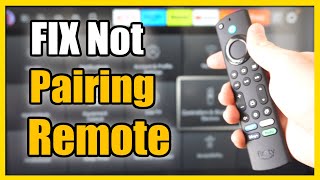 How to Fix Amazon Fire TV Remote Not Pairing or Syncing (Easy Method)