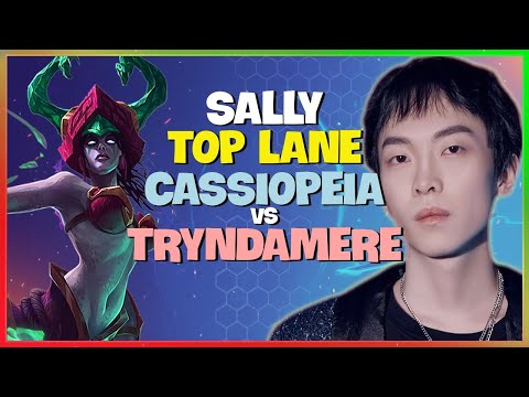 Sally Chinese Challenger Top Lane Cassiopeia Mechanics Breakdown Engsub