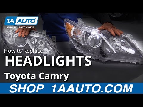 How to Replace Headlight Assemblies 11-17 Toyota Camry