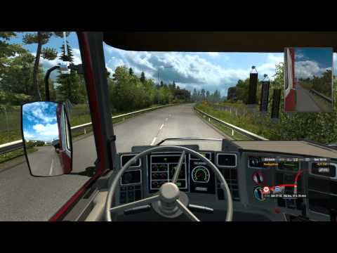 ETS 2 - TruckSim Map 6.2 - Scania 143m - Växjö to Gdansk
