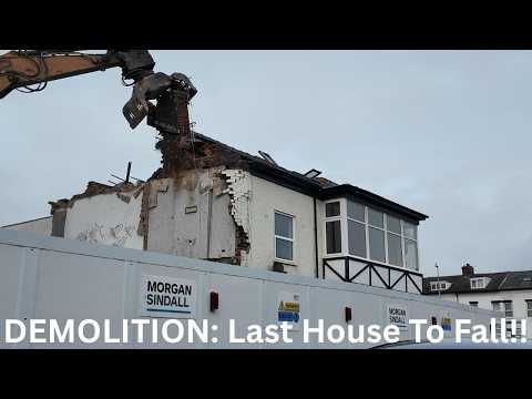 "FINAL SHOCK: The Last House Standing in a 67-Home DEMOLITION In Blackpool