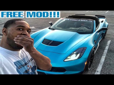 LOUD MODE !!!  FREE AND CHEAP MOD EXHAUST C7 CORVETTE