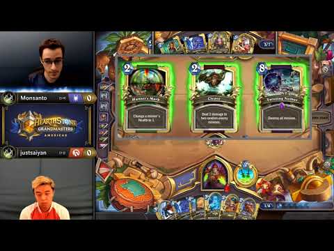 Monsanto vs justsaiyan - Hearthstone Grandmasters Americas - Week 3