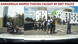 LONDON KNIFE POINT MOPED THIEVES CAUGHT BY MET POLICE (Read Description)
