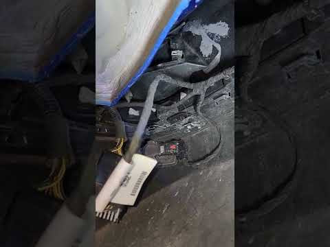 Customer states rear blind spot and park assist service light is on.