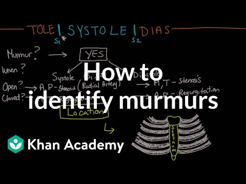 How to identify murmurs | Circulatory System and Disease | NCLEX-RN | Khan Academy