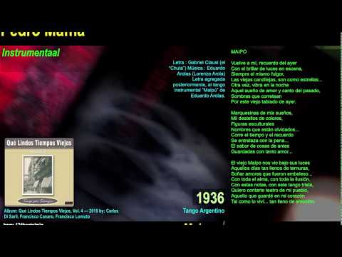 Maipo, Orquesta Pedro Maffia 1936