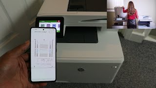 How to Print from Android Phone to an HP Color LaserJet Printer | Android Print Tutorial