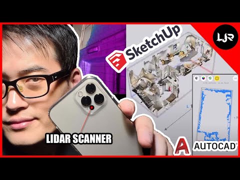 iPhone 12 Pro 📱 LiDAR Scanner - Works On AutoCAD and Sketchup?