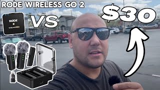$30 Bluetooth Mics Vs Rode Wireless Go 2 Real Life Test - Are They Worth It?