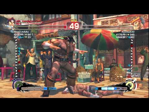 MaaO-mAAo [T. Hawk] vs. Ryoma830 [Adon] | SSF4 Arcade Edition