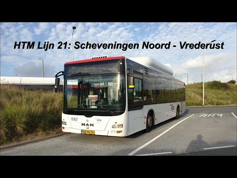HTM Lijn 21: Scheveningen Noord - Vrederust - 2020