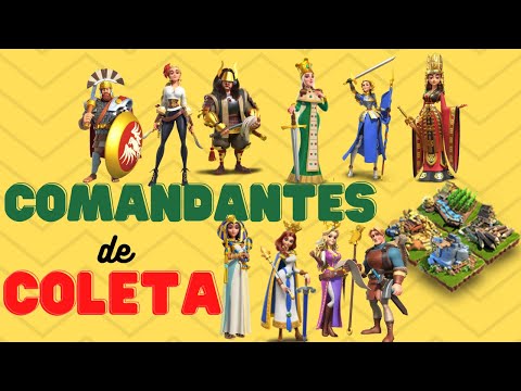 QUAIS OS MELHORES COMANDANTES DE COLETAFARM DO RISE OF KINGDOMS E COMO EVOLUIR ELES