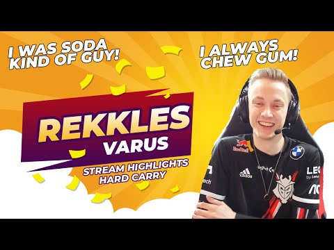 G2 Rekkles - I Always CHEW Gum! 🤤 I Was Soda Kind Of Guy | Rekkles Varus Stream Highlights