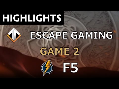 Escape Gaming vs Fantastic.Five' [Game 2] The International 2016 Qualifiers - Dota Highlights