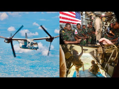 Ndege ya kivita ya Marekani V-22 Osprey yatua Tanzania! Yabeba wanajeshi JWTZ na US kwa mazoezi
