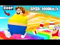 CHOP and AMAAN Became FATTEST RUNNER in FAT RACE CLICKER ROBLOX with SHINCHA