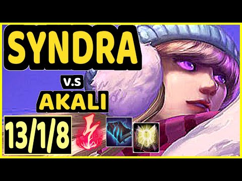 POWEROFEVIL (SYNDRA) vs AKALI - 13/1/8 KDA MID CHALLENGER GAMEPLAY - EUW
